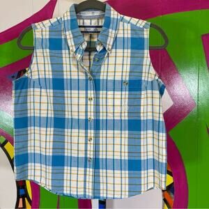 Wrangler Twenty X, Sleeveless Button Down Shirt. Size Medium. Excellent cond!